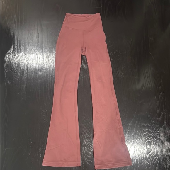 lululemon athletica Pants - lululemon Groove Nulu Super HR Flare leggings (like new, not hemmed)